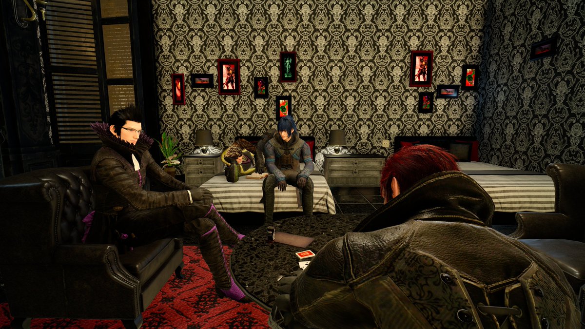 ClairCoult's tweet photo. It's all gone a bit gothic at the Triple Z motel...π
#FFXV #FF15 #FinalFantasyXV #FFXVWindowsEdition #FFXVMods #FFXVModding #Gothic #Noctis #Ignis #Gladio #Prompto https://t.co/GYtV6z0t6i