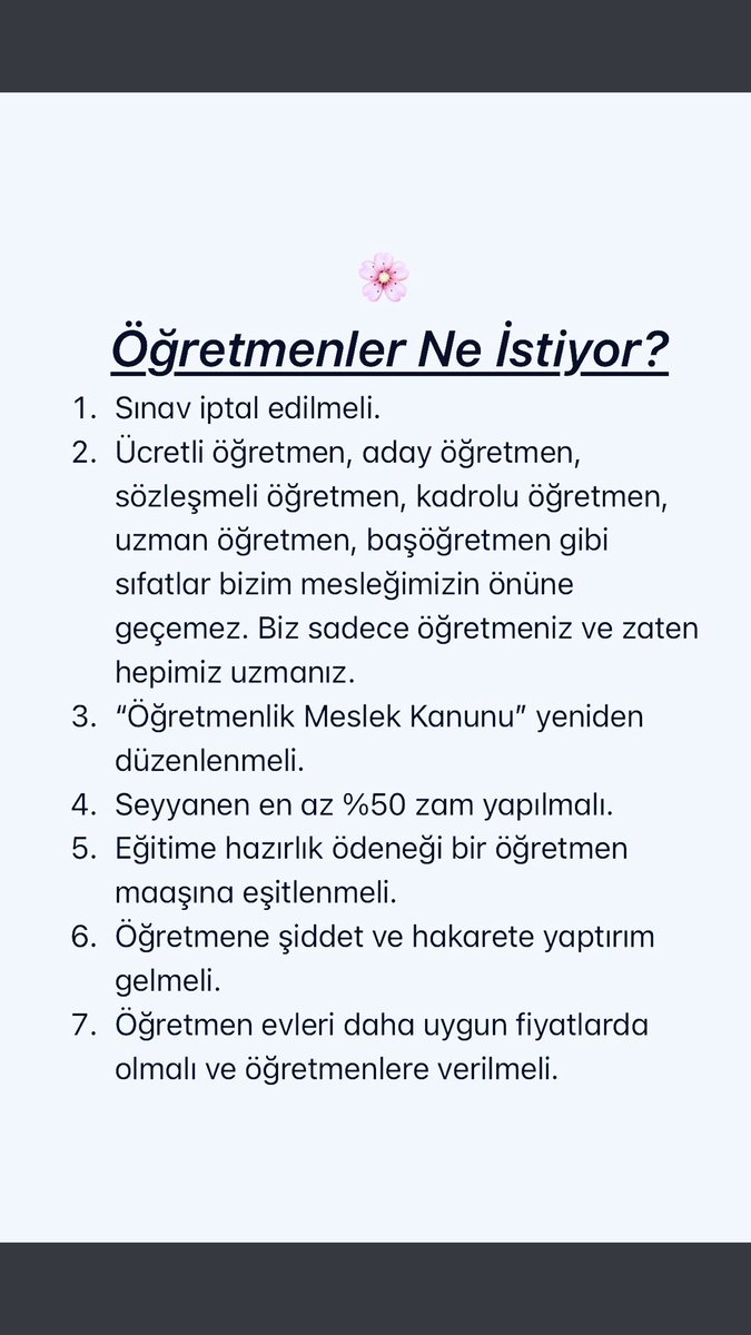 gmzeoztekin's tweet photo. #oeğretmenlervazgecmeyecek https://t.co/snVR6jlunA