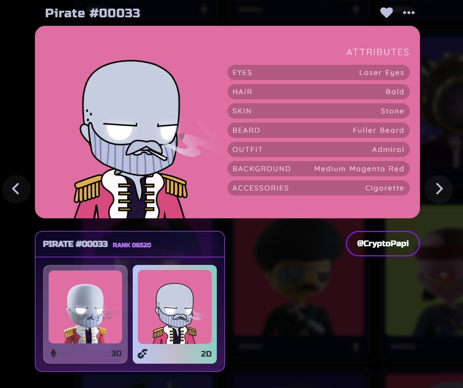 CryptoPapi10's tweet image. 2D Pirates coming to @flow_blockchain soon and
and that's not all... 

👀