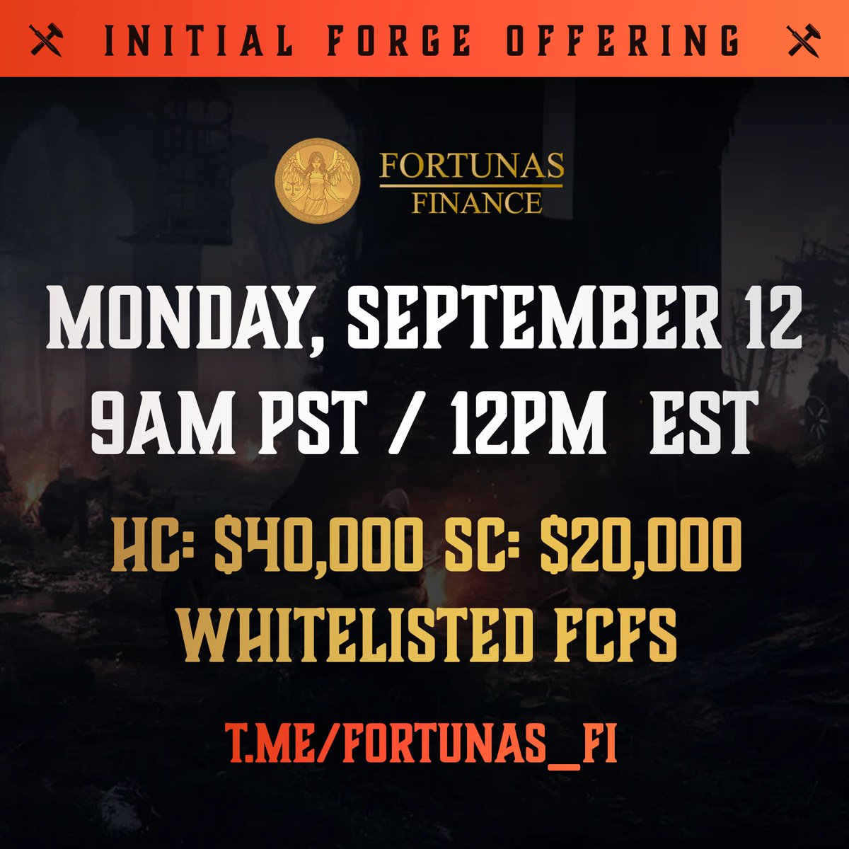 ForgeBSC's tweet photo. Good morning and happy Tuesday! 🧡
Hope you enjoyed the long weekend!

We have a BIG week lined up with lot's of planned events.  The main focus right now is incubating &amp; launching our first #IFO @FortunasFinance 

We have an #AMA tonight at 6pm PST via #TwitterSpaces &amp; TG VC! https://t.co/ckzwQ5YC4Y