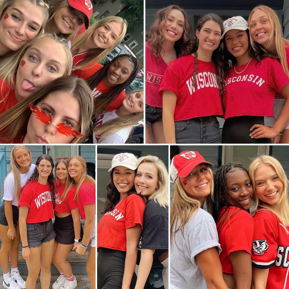 Weekend in Madison 🦅🦡❤️🖤🤍