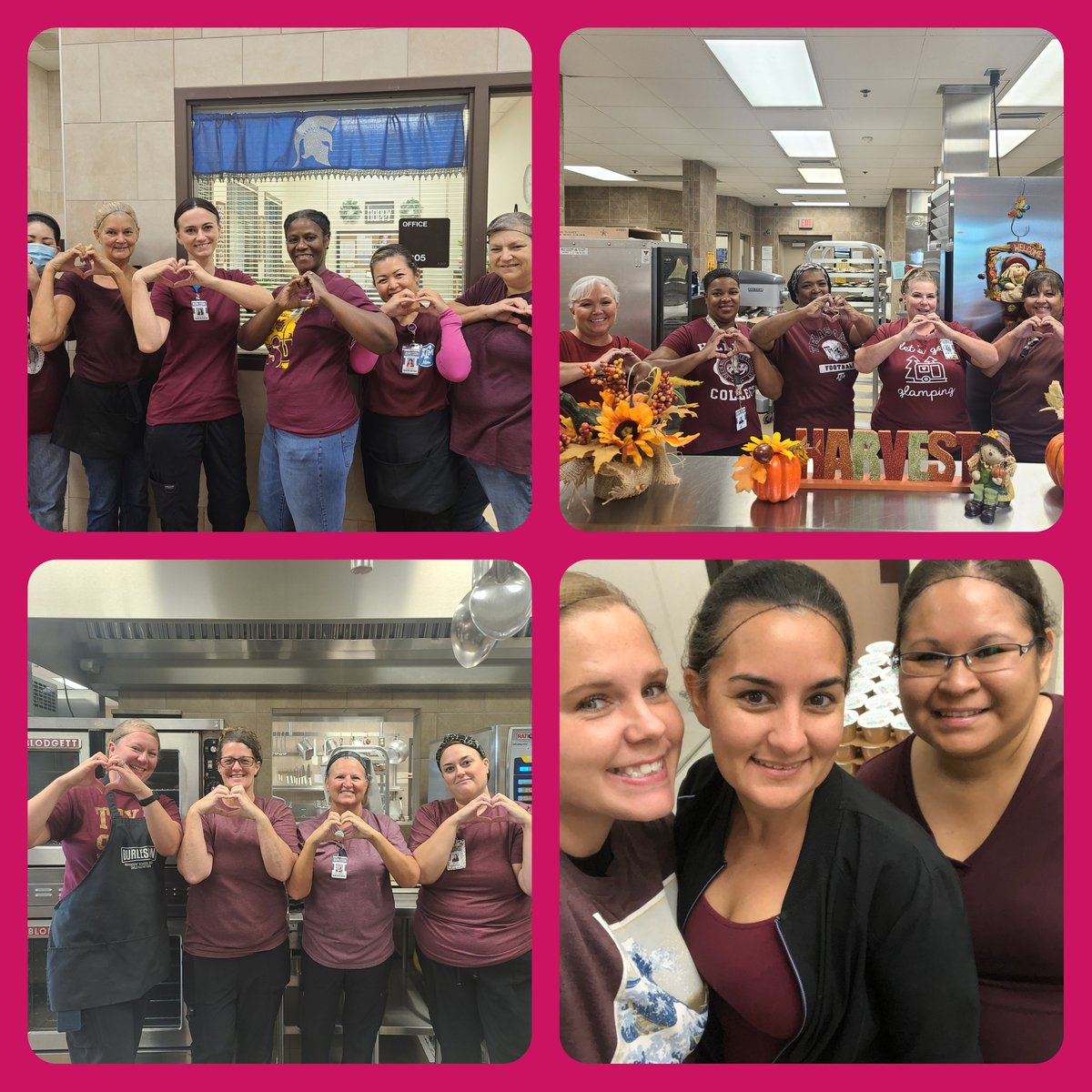 BurlesonCNS's tweet photo. Our BISD Child Nutrition Staff stand in solidarity with Uvalde students as they return to campus. #UvaldeStrong #BurlesonCNS #LunchLadiesCare❤️ https://t.co/qugfRggwyP