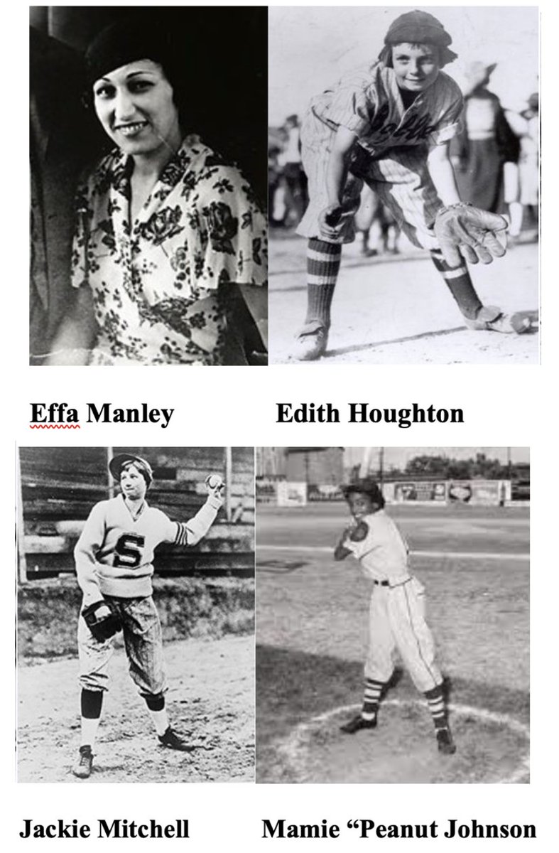 Do you know why these 4 women are in the Major League Baseball Hall of Fame? Read their stories here: mlb.com/cut4/four-grea…