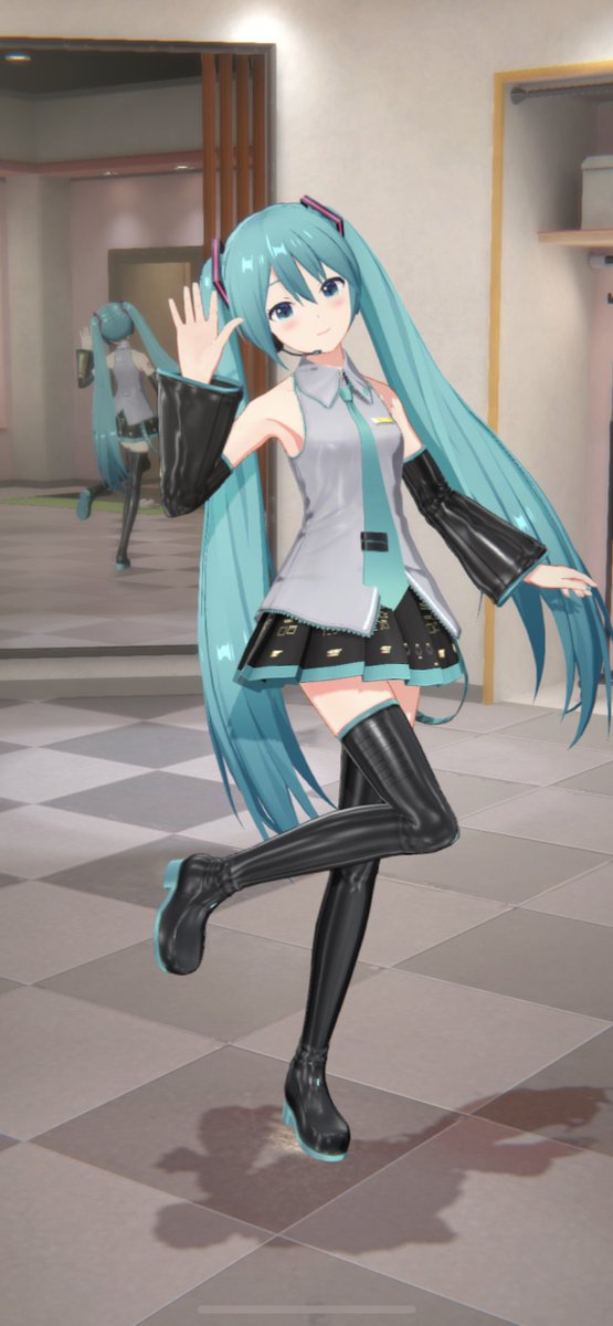 初音ミク 「ギャアアアアアアアアアアアアアア!!!!!!!!!!!!!!!!!!!!!!!!」|イドのイラスト