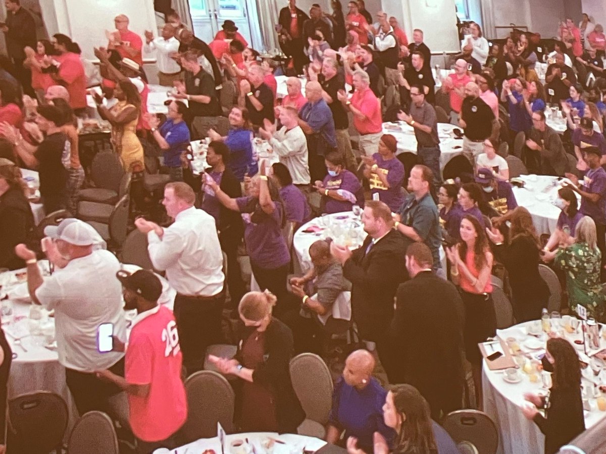 senjehlen's tweet photo. Hundreds of people gathered enthusiastically at Greater Boston Labor Council's Labor Day Breakfast to celebrate the resurgence of the labor movement. We heard worker leaders, #GBLC President Darlene Lombos, AG Healey, Mayor Wu, and Vice President Kamala Harris. https://t.co/yfxPOL04vh