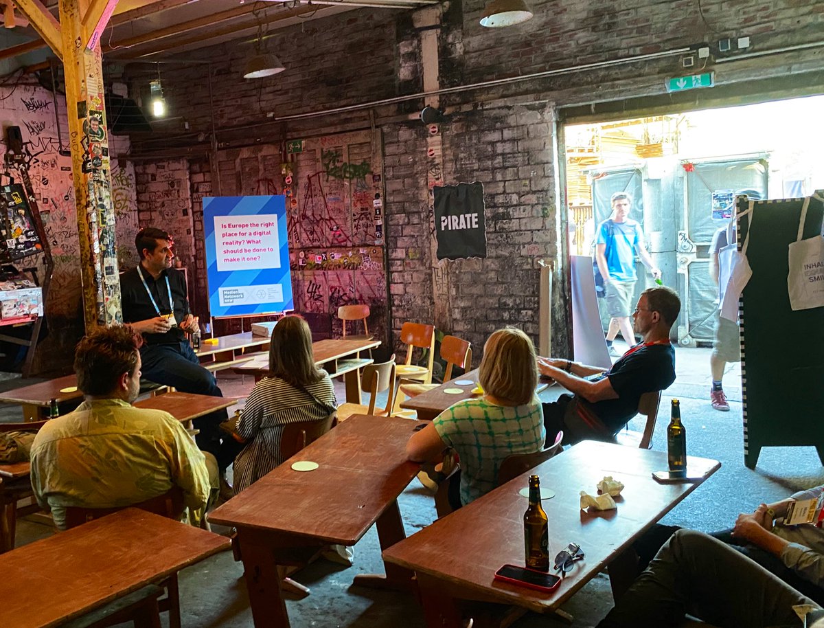 „Is Europe the right place dir a digital reality?“ Aktuell läuft das Panel mit <a href="/sorkinst/">sorkin</a> vom <a href="/EDFVR1/">EDFVR</a> beim <a href="/PIRATESummit/">PIRATE Summit</a> 

#piratesummit22