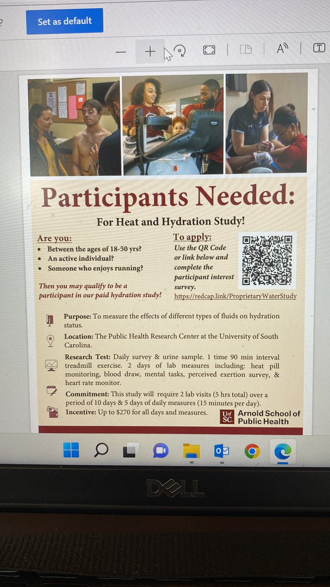 Yeargbe's tweet image. Any pax out there looking to make an extra few dollars running as a part of a study at USC? Up to $270 to go and run! Most of us get paid zero dollars to do that….. @F3LakeMurray  @F3Columbia @F3LexSC  here’s the link. redcap.healthsciencessc.org/surveys/?s=PW8…