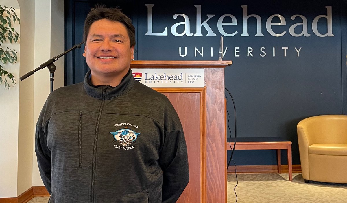 School is back this week! @gcfox was among the guests who welcomed new students to the Bora Laskin Faculty of Law during today's orientation session. We look forward to participating in more events with you throughout the year @LawLakehead @mylakehead @LawSocietyLSO @IBA_Canada