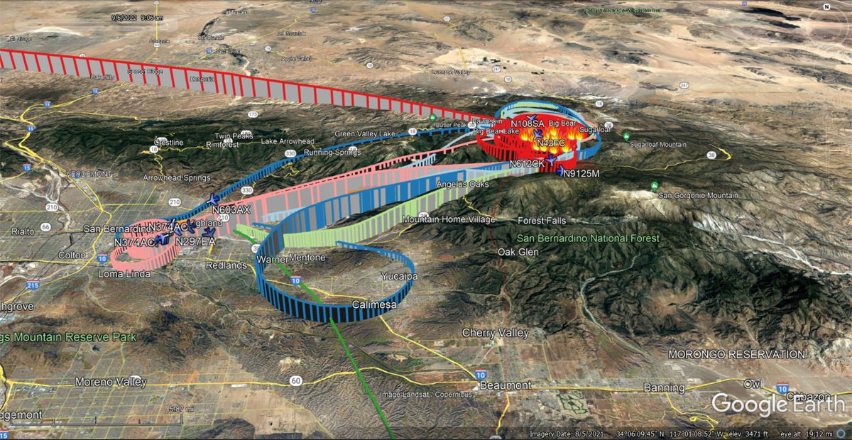 fire_feeds's tweet photo. Active firefighting aircraft fighting the 450 acres #RadfordFire south of #BigBearLake in #SanBernardinoCounty
https://t.co/QEKVQEB8aW
Jet West
#N108SA
N42FC Leasing
#N42FC
Corsair Two
#TNKR107 #N297EA
Aero-Flite
#TNKR164 #N374AC
πΊπΈβ€οΈβπ₯ https://t.co/cPl55TR0Jh