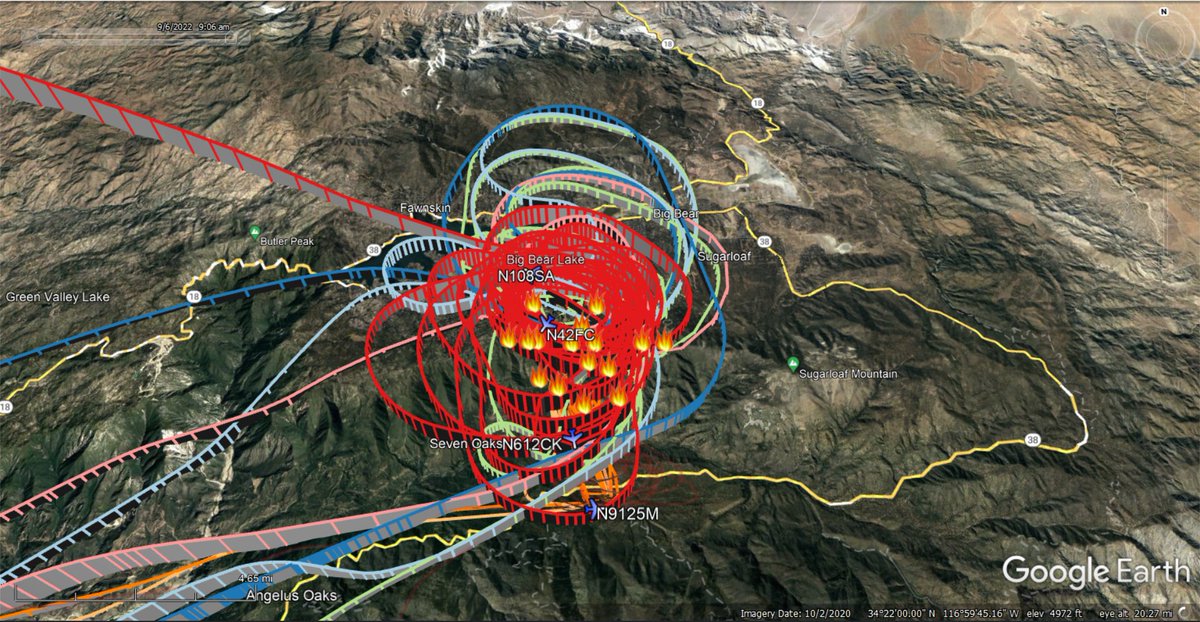 fire_feeds's tweet photo. Active firefighting aircraft fighting the 450 acres #RadfordFire south of #BigBearLake in #SanBernardinoCounty
https://t.co/QEKVQEB8aW
Jet West
#N108SA
N42FC Leasing
#N42FC
Corsair Two
#TNKR107 #N297EA
Aero-Flite
#TNKR164 #N374AC
πΊπΈβ€οΈβπ₯ https://t.co/cPl55TR0Jh
