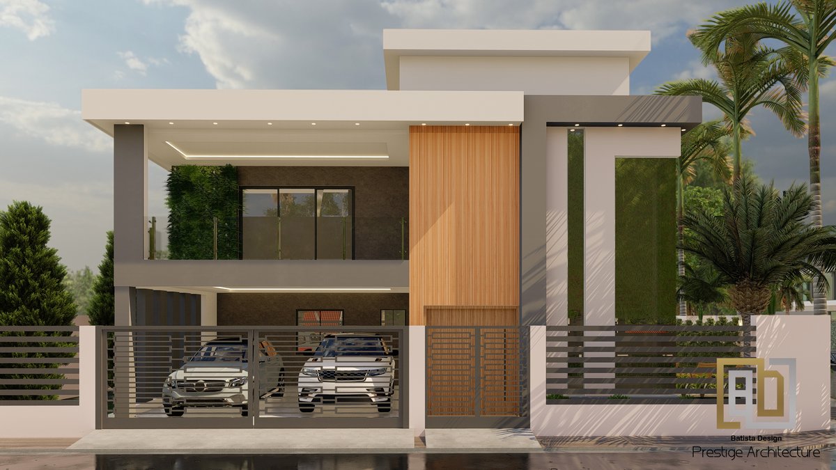 DesignBatista's tweet photo. Diseño contemporaneo de casa. https://t.co/c1TWFFFoZW