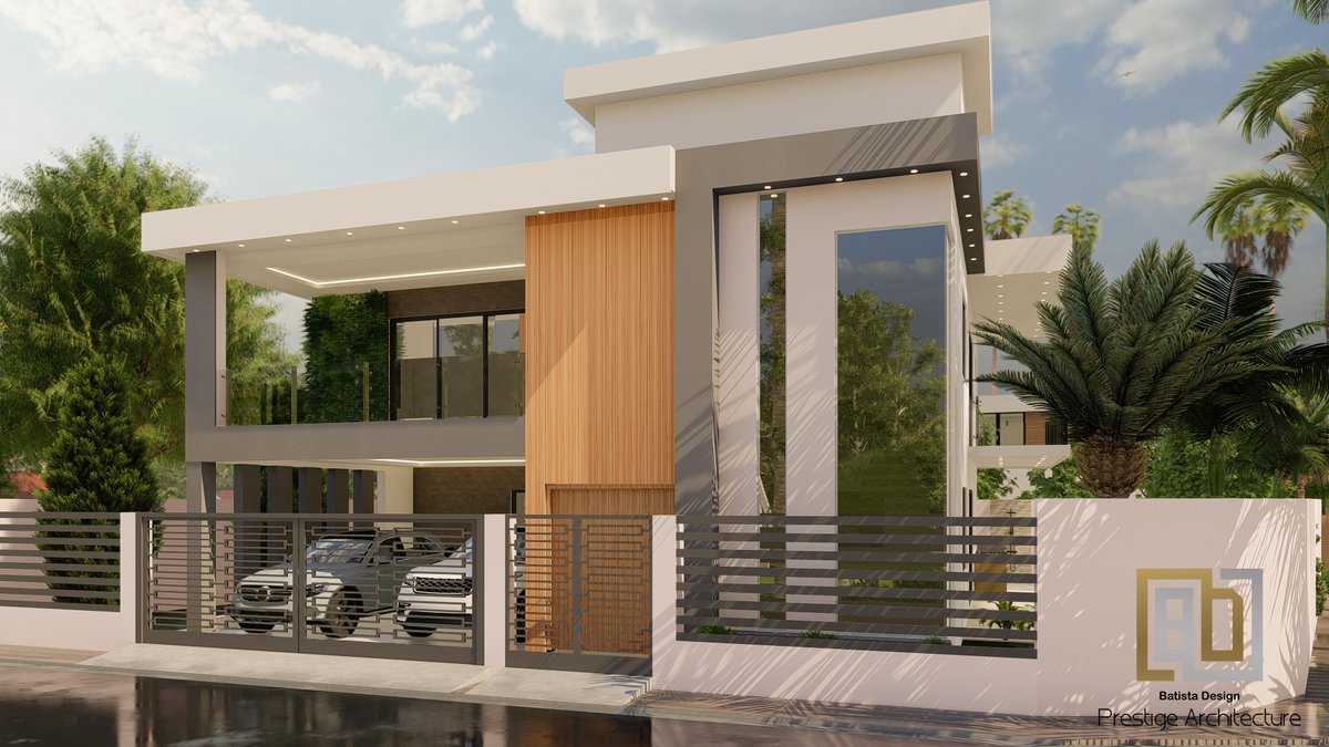 DesignBatista's tweet photo. Diseño contemporaneo de casa. https://t.co/c1TWFFFoZW