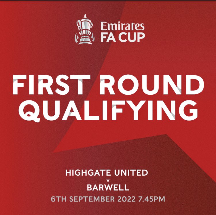 Tonight! A chance to face <a href="/KTFCOfficial/">Kettering Town FC</a> if we can get past <a href="/HighgateUnited/">Highgate United FC</a>