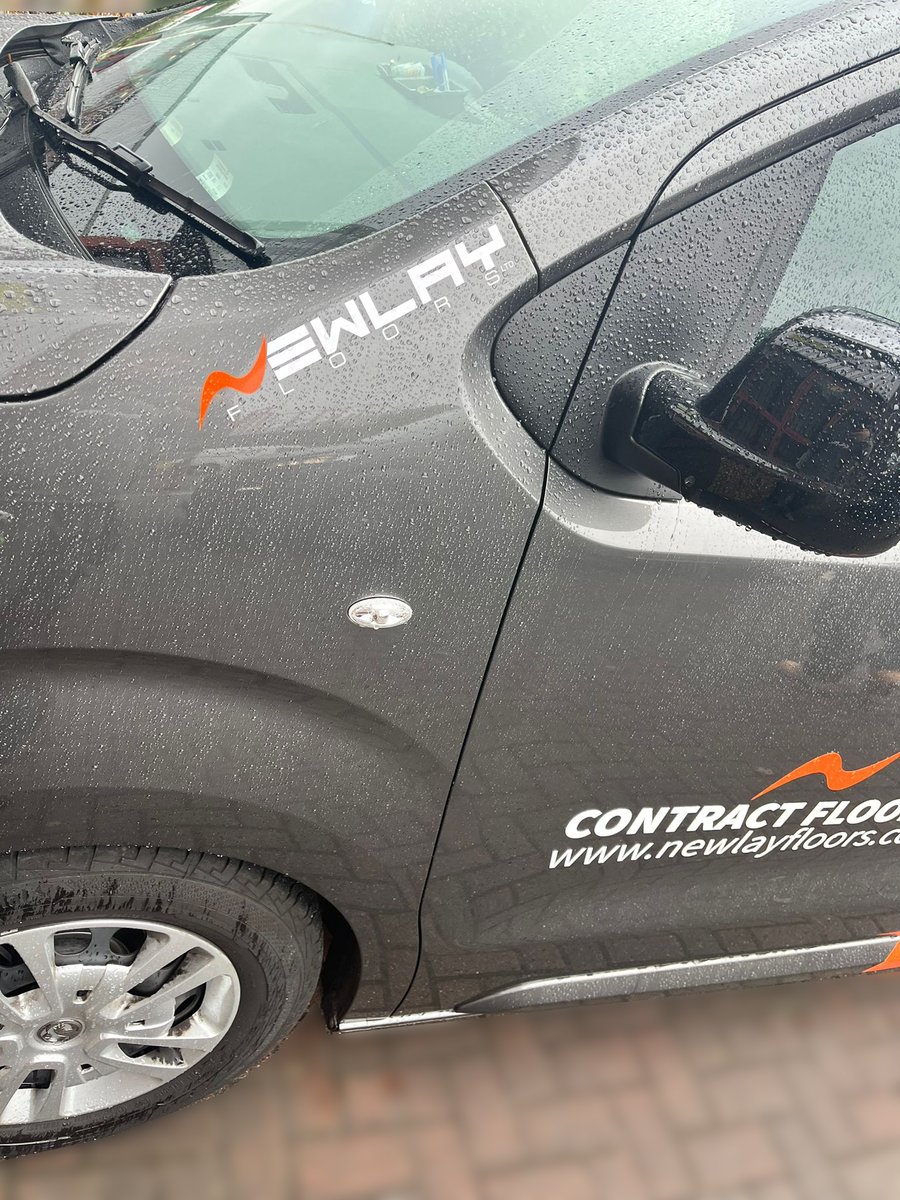 NewlayFloors's tweet photo. Our new vehicle livery graphics are hot off the press - and we must say - @_ActionGraphics has done a great job of matching our corporate orange. Look out for the @NewlayFloors team around Birmingham and the West Midlands.  #contractflooring #safetyflooring https://t.co/NqDqZ3OCxH