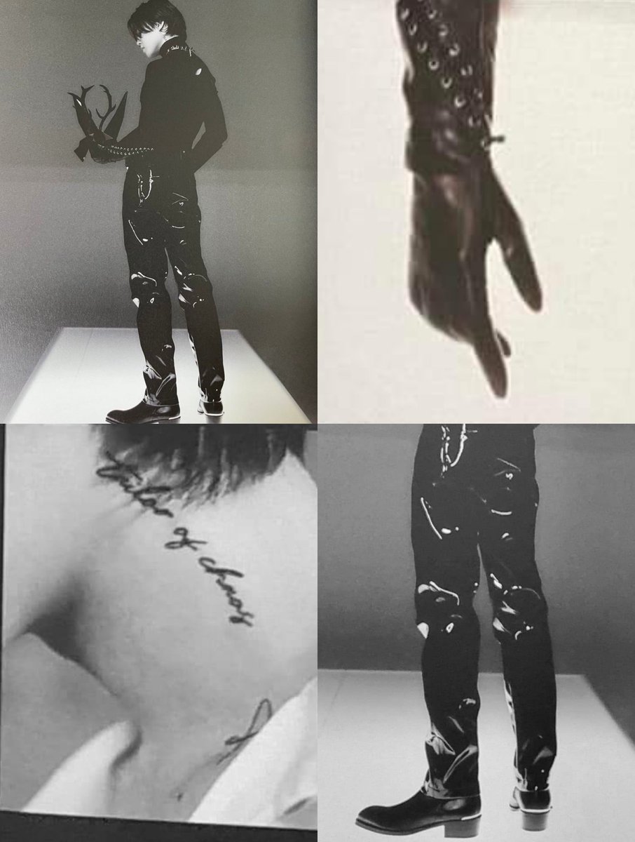 btswingsjm7's tweet photo. — Park Jimin una vez dijo: "yo puedo crear mi propio camino" cuanta razón tiene. El día de ayer la frase puesta en su cuello "Tailor of Chaos" (causante del caos) fue vista en su fotografías para su Photo folio y muchas personas se dieron a la tarea de buscar una referencia, [+] https://t.co/6x3Rxkw1mR