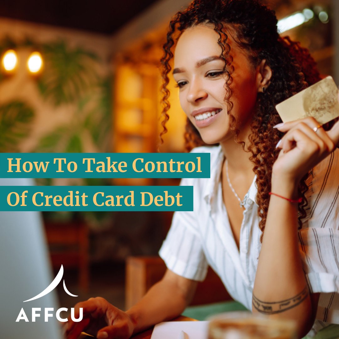 affcuMD's tweet photo. Credit cards are a great financial tool, but require strong management practices to stay out of financial trouble.
If you have credit card debt that you want to tackle, we can help.
Here are some helpful tips on "How To Take Control of Credit Card Debt."
https://t.co/2WPMOgbdU7 https://t.co/kBRg7ZA6eZ