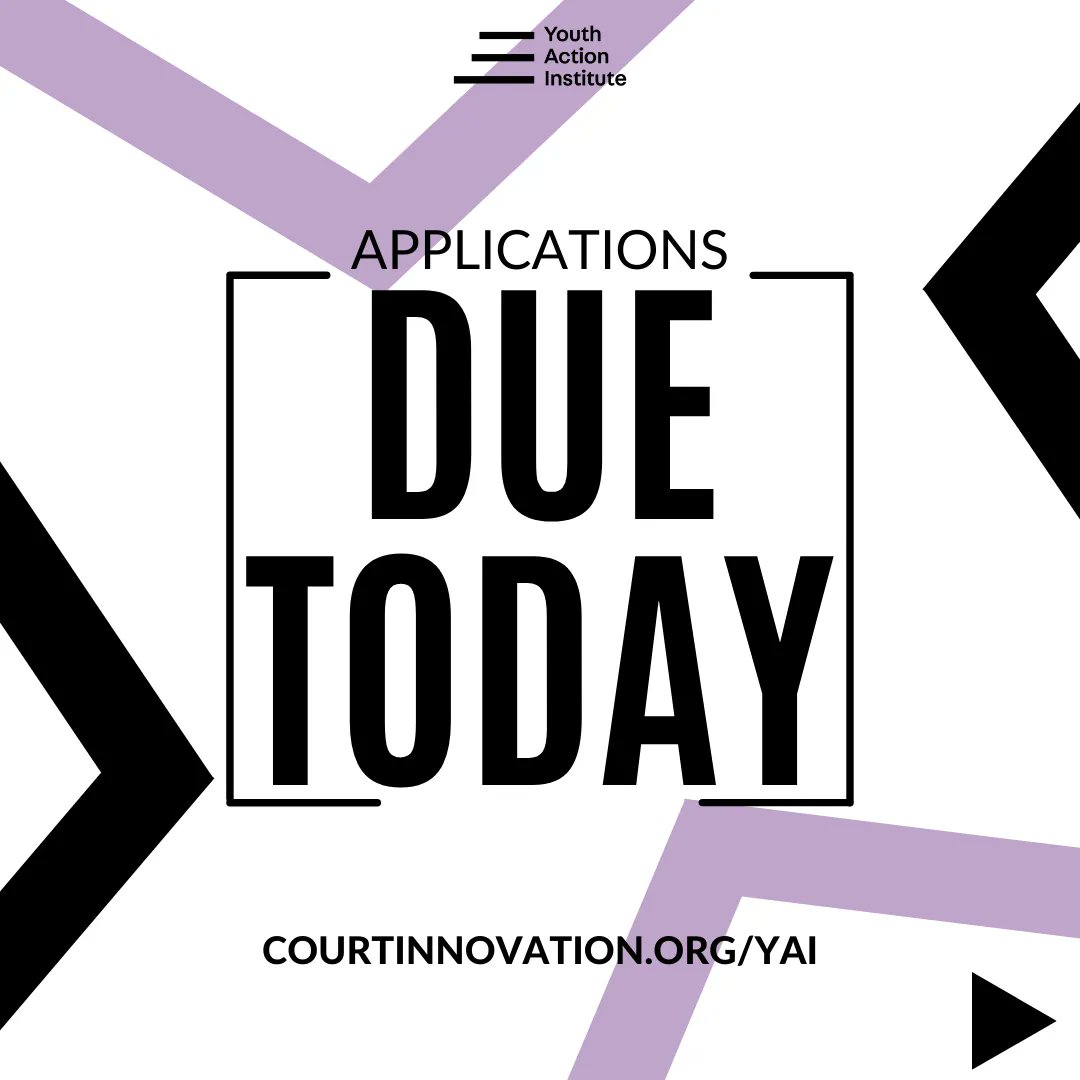 youthactioninst's tweet photo. Today's the last day to apply to join the Youth Action Institute for this year! You have until 11:59 tonight. 🕛 Reach out with questions! https://t.co/zgXwI5MKgt 

#NYCYouth https://t.co/0qgtcmDLyD