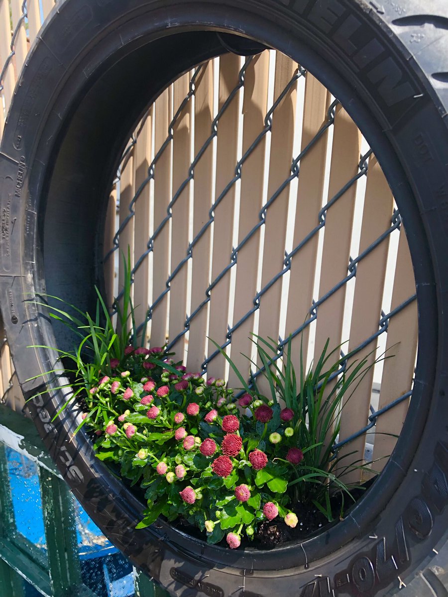 Unique and fun gardens  created with recycled treasures!