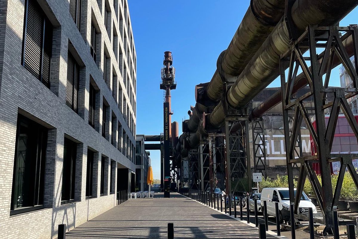 KoenStevens3's tweet photo. Today’s business meeting was at the “site Belval” in Luxemburg 🇱🇺. Inspiring environment and great example of redeveloping old steelworks into a state of the art business site #hrpath #HRIS #international https://t.co/DVLaSdTtXH