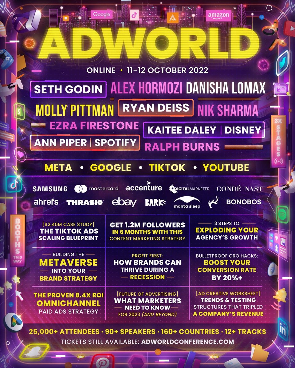 AlexRojasPe's tweet photo. Ya no se si es un ciclo de conferencias sobre publicidad o el #lineup para un festival de música electrónica... 

#AdWorld #Conference #RollCall https://t.co/LMKZBxu2cU