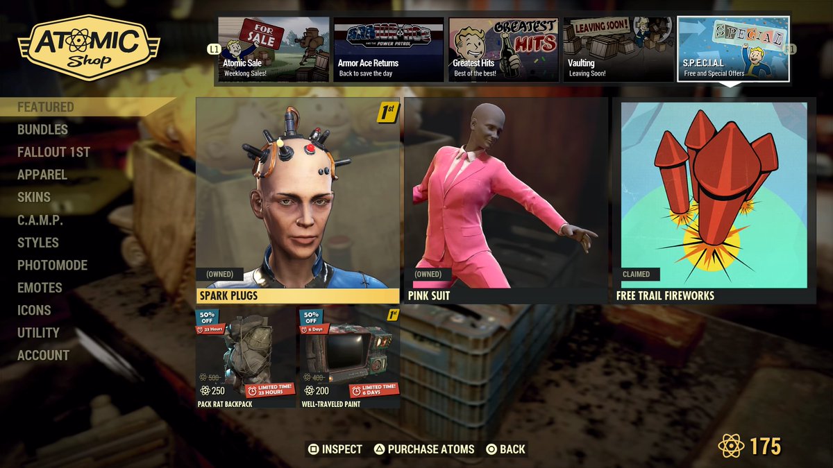 SpookySkullie's tweet photo. When you ask for an edgy new haircut and the stylist misinterprets your request 😬

This is out free Fallout 1st item for September... I have no words 😂
At least this is a great look for a Mad Scientist theme? 🤣

#Fallout76 #Bethesda #fallout1st https://t.co/FfGvAnGP7d