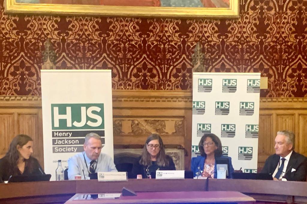 Happening now in the British House of Lords: 

We are hosting an event with <a href="/HJS_Org/">Henry Jackson Society</a>, "The Misappropriation of Palestinian Humanitarian Aid – A Case for Stronger Oversight" with
NGO Monitor's legal advisor <a href="/AnneHerzberg14/">Anne Herzberg</a>, <a href="/COLRICHARDKEMP/">Rɪᴄʜᴀʀᴅ Kᴇᴍᴘ ⋁</a>, <a href="/ShakdamC/">Catherine Perez-Shakdam</a>, moderated by <a href="/rosaltmann/">Ros Altmann</a>.