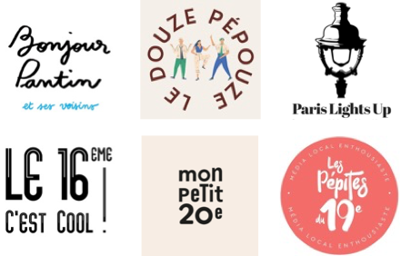 Les membres fondateurs : 
<a href="/monpetit20e/">monpetit20e</a> 
Le 16ème c'est cool ! 
Le Douze Pépouze
<a href="/bonjour_pantin/">Bonjour Pantin et ses voisins</a> 
<a href="/ParisLightsUp/">Paris Lights Up</a> 
Les Pépites du 19ème