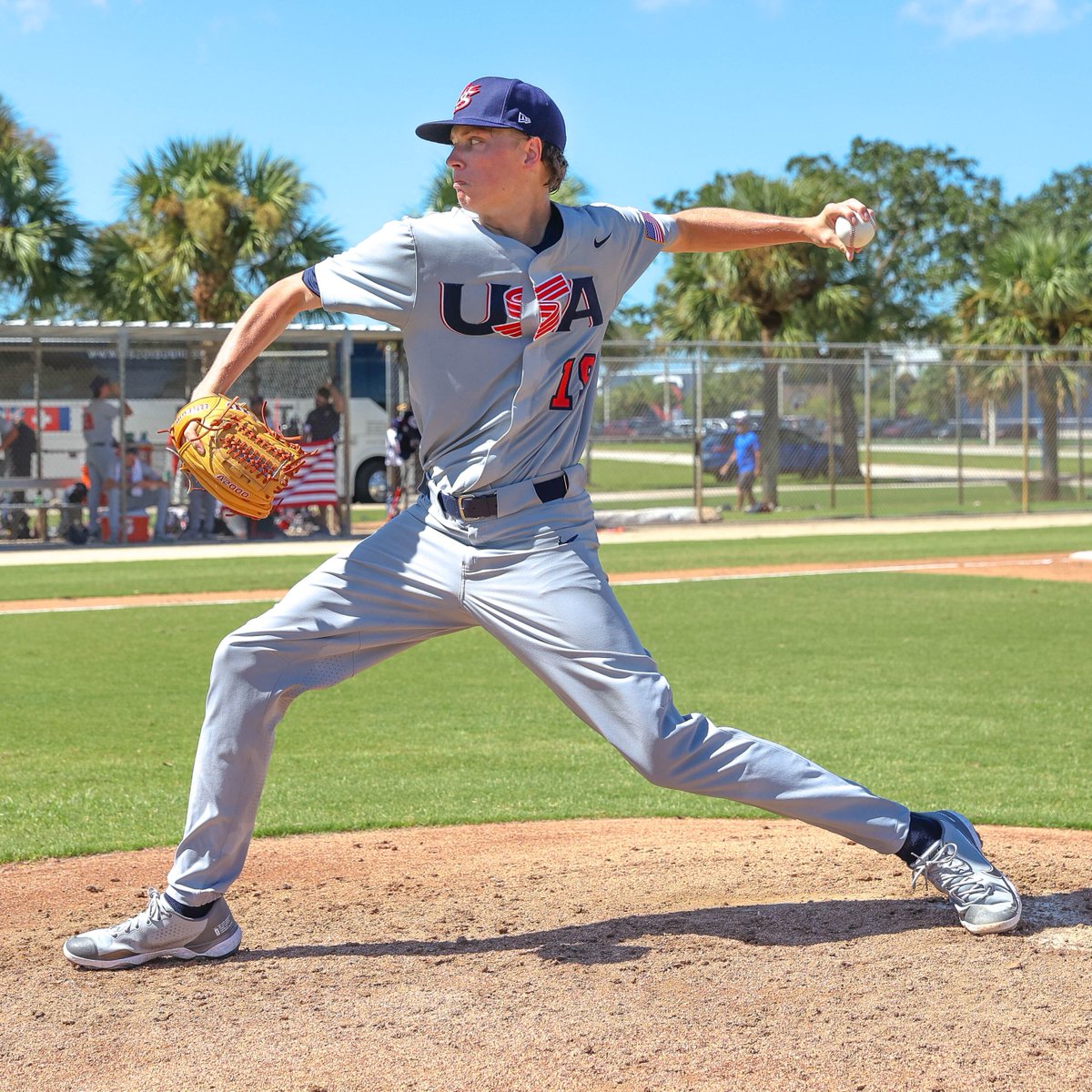 USABaseball18U's tweet photo. .@MatthewDallas20 brought it today 🔥

4 IP, 0 R, 3 H, 7 K

#ForGlory🇺🇸 https://t.co/IDrsXw8IKW