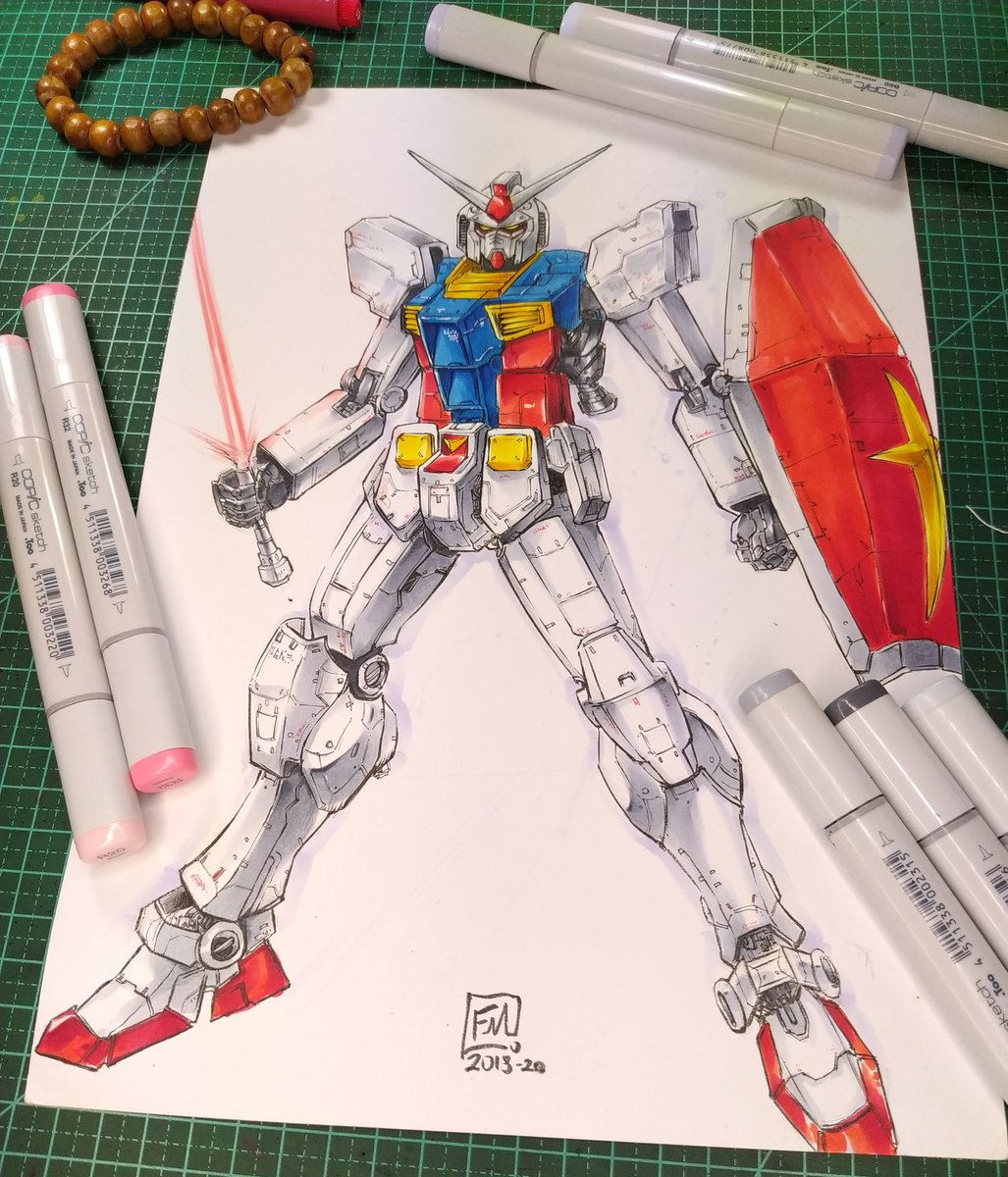 Mikhairon's tweet photo. Vi recentemente Gundam Zeta, Char's Counter attack, tô revendo Unicorn e Gundam 00. Tudo isso na Hype pra nova série "The Witch from Mercury". Gundam é BOM PRA KCT!!! #gundam #gundamfanart #mobilesuit #msgundam #copic #copicart #manga #AnimeArt #AnimeWorld #art https://t.co/Pa5fqr1I2J