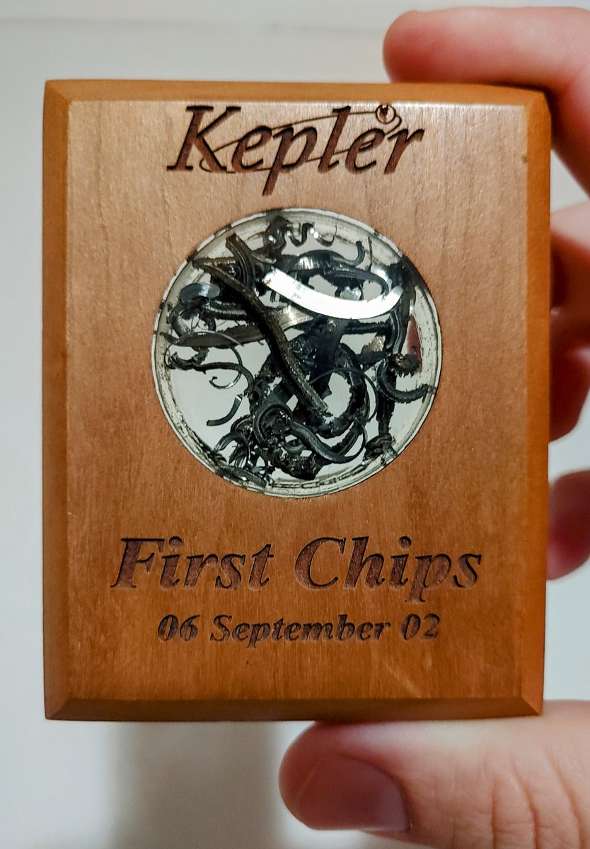 JeffLCoughlin's tweet photo. Happy 20 year anniversary of the start of manufacturing of the Kepler Spacecraft!  My how time flies.

@NASAExoplanets @BallAerospace 

#Exoplanets #Kepler #KeplerMission #NASAKepler https://t.co/y941ZT0won