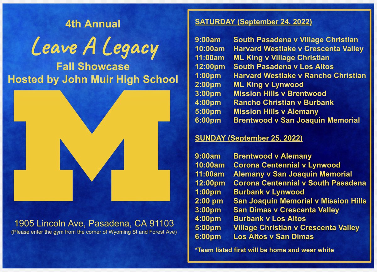 Sjm_girlsbball's tweet photo. Grateful to play in the "Leave A Legacy Fall Showcase" @MuirGBB against top level competition in Southern California!
#cultureredefined
@SJM_Athletics 
@sjmhs https://t.co/3URKkHjNSO