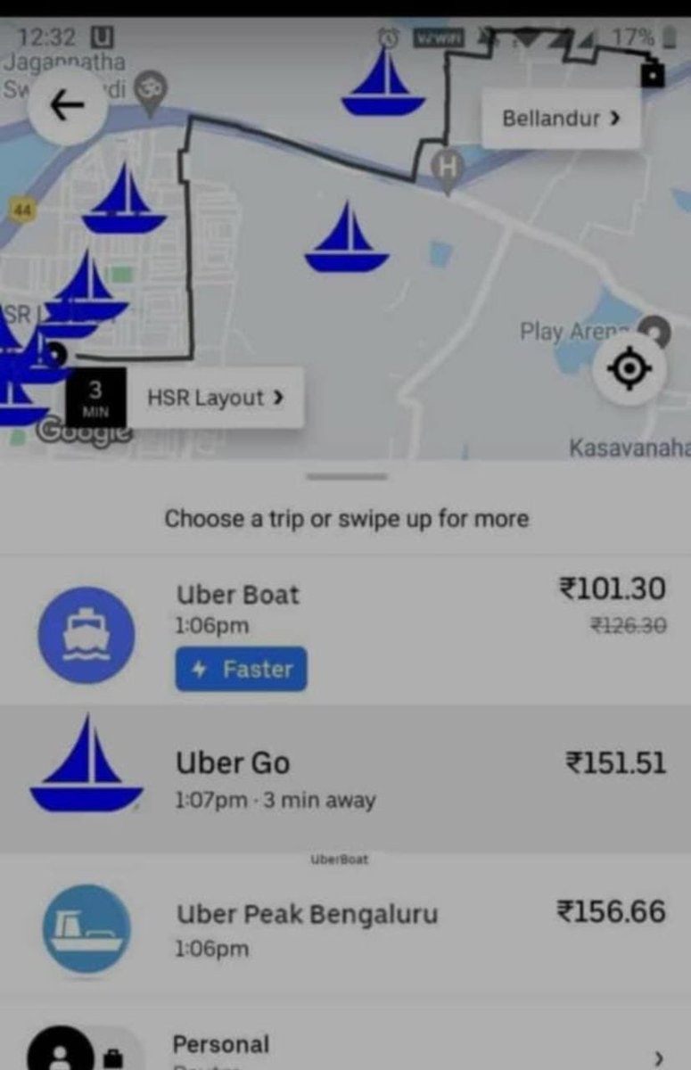 _ekcutting_'s tweet photo. #uberboat is real thing https://t.co/Z41HmR7POg