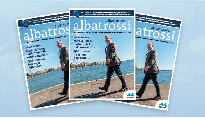 Epävarma maailmantilanne heijastuu myös merenkulkuun. Hybridiuhkiin on syytä varautua ja näin tehdäänkin. Lue koko juttu uudesta Albatrossista. 

Albatrossi-_-Albatrossen-3_2022 expressmagnet.eu/pub/52/Albatro…