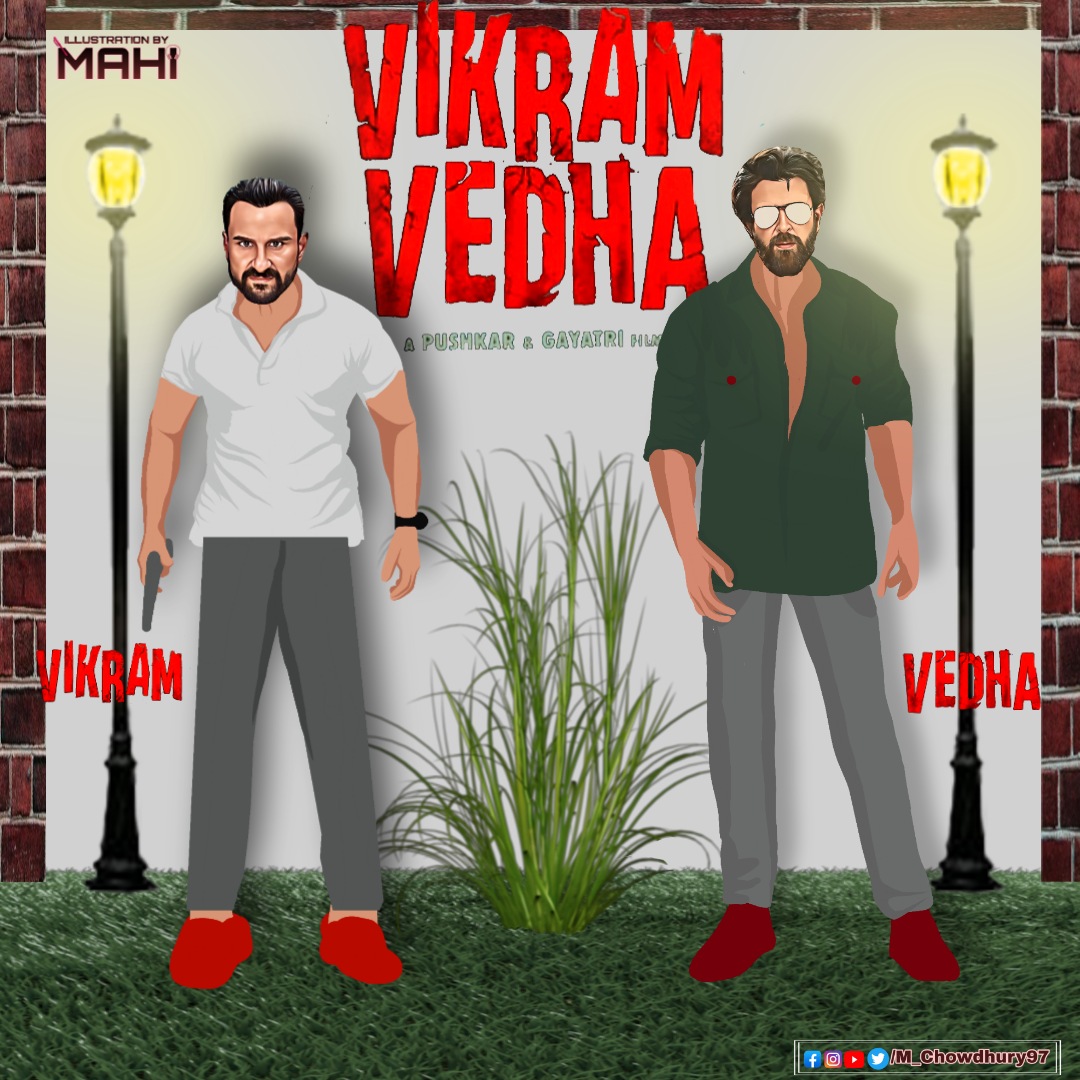 Mahima_edits97's tweet photo. A Gangster, a Police and THREE STORIES... #VikramVedha โค๏ธ
.
.
#HritikRoshan #HritikRoshanFans #SaifAliKhanPataudi #SaifAliKhanFans #SaifAliKhan #RadhikaApte #PushkarGayathri #YNOTStudios #FridayFilmWorks #RelienceEntertainment #TSeries @iHrithik @SaifOnline @RelianceEnt @TSeries https://t.co/gmw9MhvpAy