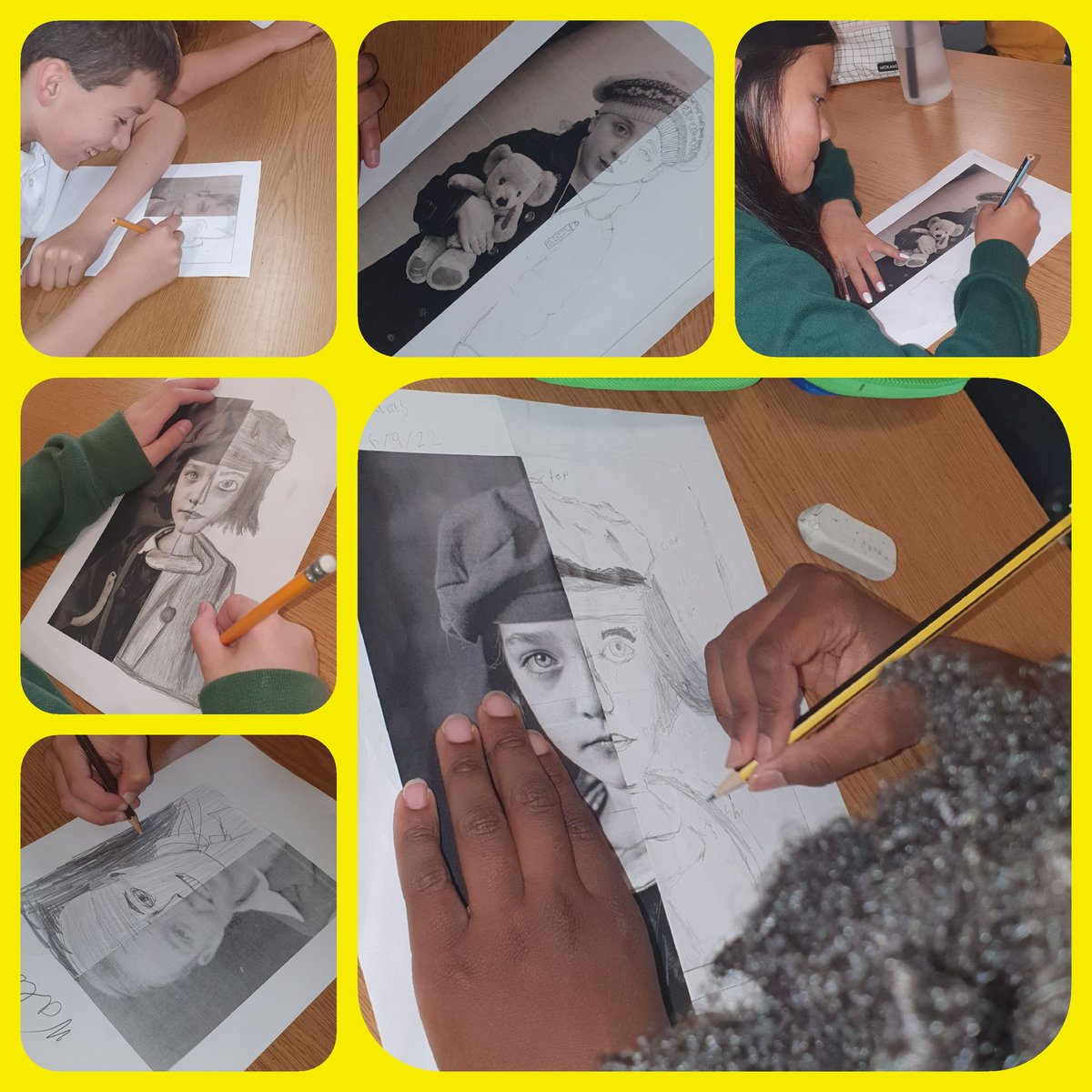 wlstnicholasps1's tweet photo. P7 showed incredible awareness and recognition of detail in creating their WWII evacuee artwork today. 
#socialstudiesstnics 
#believingandachievingstnics https://t.co/UlCH0QyE2x