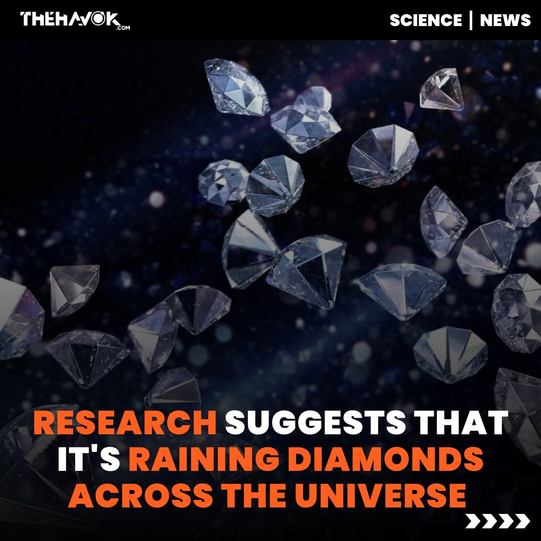 thehavokSCIENCE's tweet photo. Research Suggests That It's Raining Diamonds Across The Universe 

#Science #research #Diamond #space https://t.co/Ug7bty1vSz