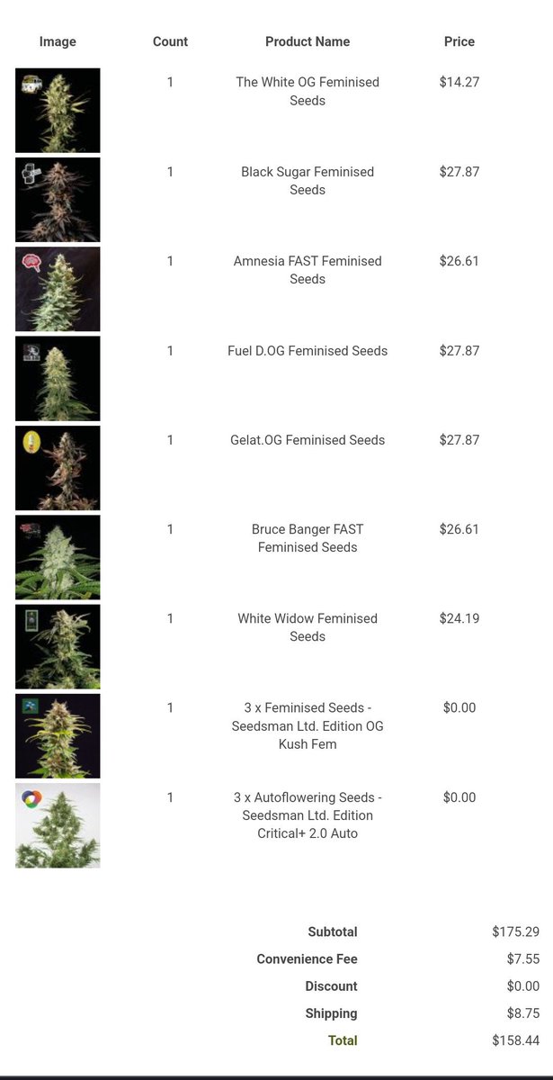 growdaddydotcom's tweet photo. Some new seeds coming in from @SeedsmanSeeds.  Think I'm gonna start with #thewhiteog and some more #whitewidow https://t.co/m9W0pa0VSO
