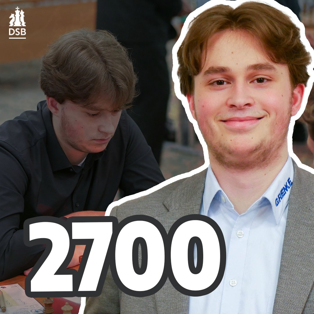 Schachbund's tweet photo. Mit dem Sieg gegen IM Michał Luch in der polnischen Ekstraliga überschreitet Vincent Keymer erstmals die magische Marke von 2700 Elo-Punkten und rückt in der Live-Weltrangliste auf Platz 42 vor! https://t.co/UenEIJSE6p