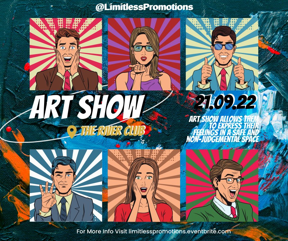 LimitlessRise's tweet photo. Did you know art can heal people who suffer from anxiety, depression, isolation, emotional overwhelm, stress, trauma, and psychological issues?  https://t.co/XObEImUWaG  #Alyssia_gibson #gist_portfolio #Artbydallas #dimelza_boche #DominiqueHammons #jaxriverclub #jaxconnect https://t.co/ell2THZU1c