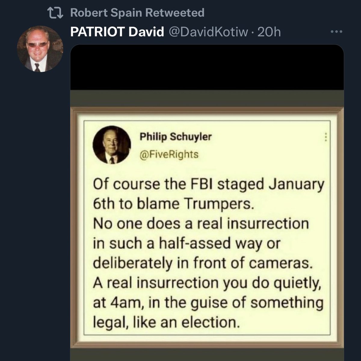 blisteringheap's tweet photo. @JennDeGruchy @computerfix3r @DashDobrofsky These traitors are very confusing. Here, he’s saying Trashli was an FBI plant https://t.co/3B29G7Jl56