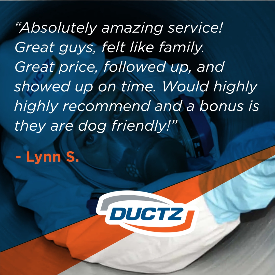 DUCTZint's tweet photo. We're dedicated to going above and beyond for our clients! #TestimonialTuesday #DUCTZDifference https://t.co/brddjlLAzl