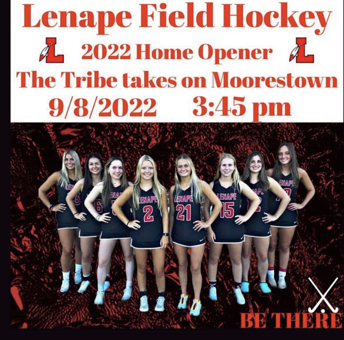 Kicking off the 2022 season with a Home Opener vs. Moorestown on Thursday! ❤️🏑