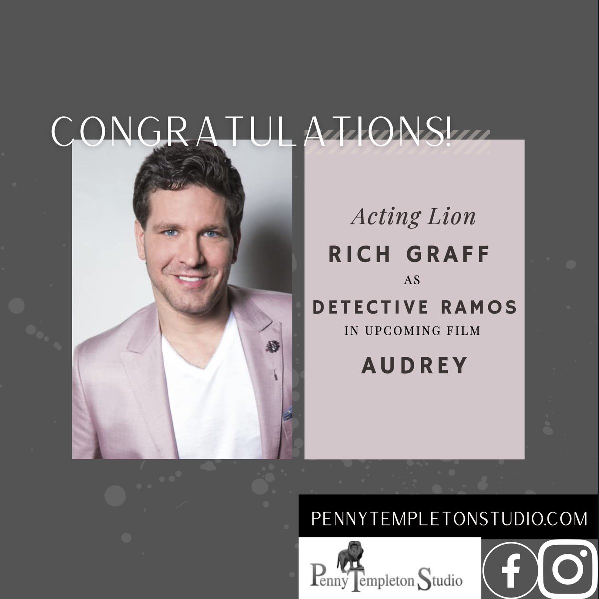 PennyTempleton's tweet photo. Please join us in celebrating Acting Lion Rich Graff! https://t.co/6TU9dxht3k