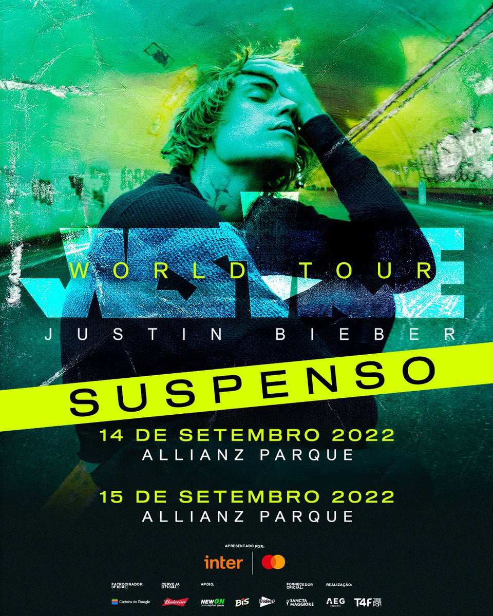 JBDROFICIAL's tweet photo. “Justice World Tour” las fechas  Septiembre 14 &amp; 15 en  Brazil están suspendido. https://t.co/EW0YWKJxT7
