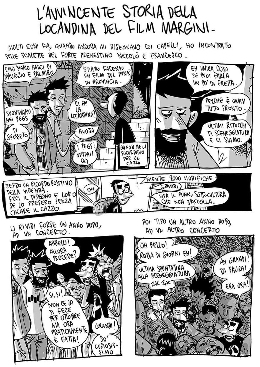 zerocalcare's tweet image. "Mortaccitua hai disegnato la locandina e sei l'unico che non ha postato un cazzo su Margini"
quindi questa è l'avvincente storia della mia collaborazione
(#Margini esce giovedì al cinema, non ripeto qui tutte le cose belle che ho pensato vedendolo perché tanto so scritte sotto)