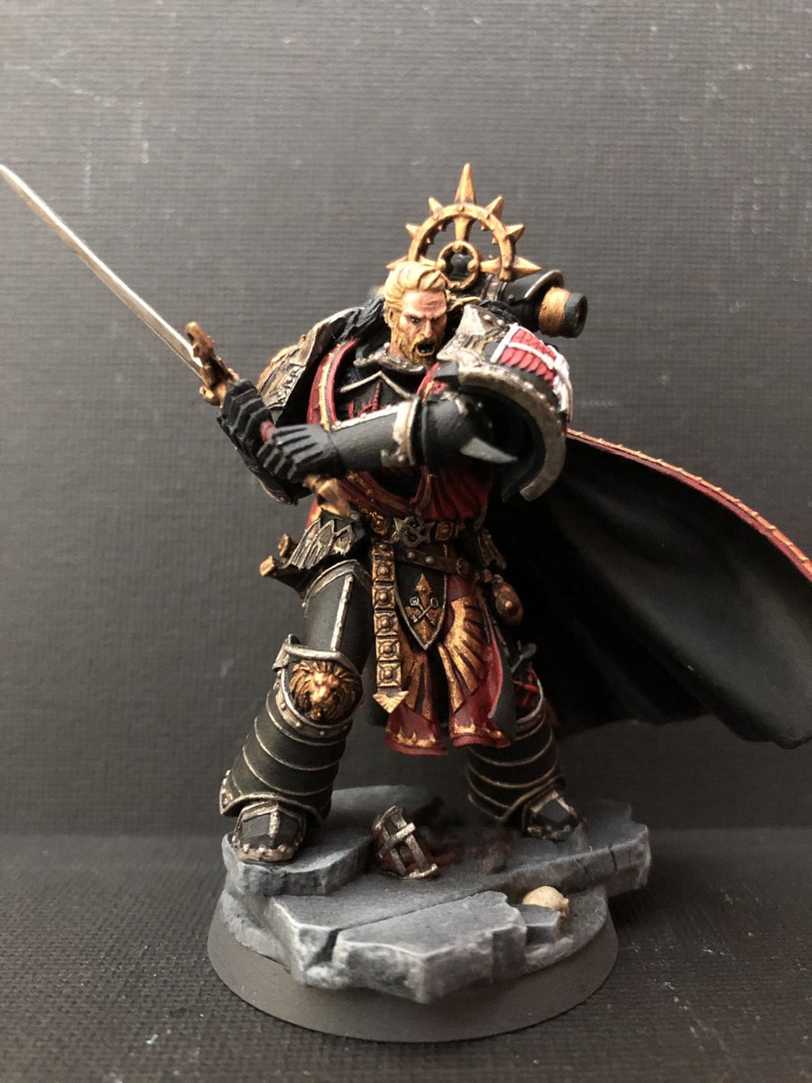 nostromodamus's tweet photo. Lion El’Jonson finished! My first Primarch model and one of my best models overall I think. What do you think? #WarhammerCommunity #PaintingWarhammer #horusheresy #darkangels30k #warhammer30k #warmongers #warmaidens #warhamfam https://t.co/pMzVXOkcw7