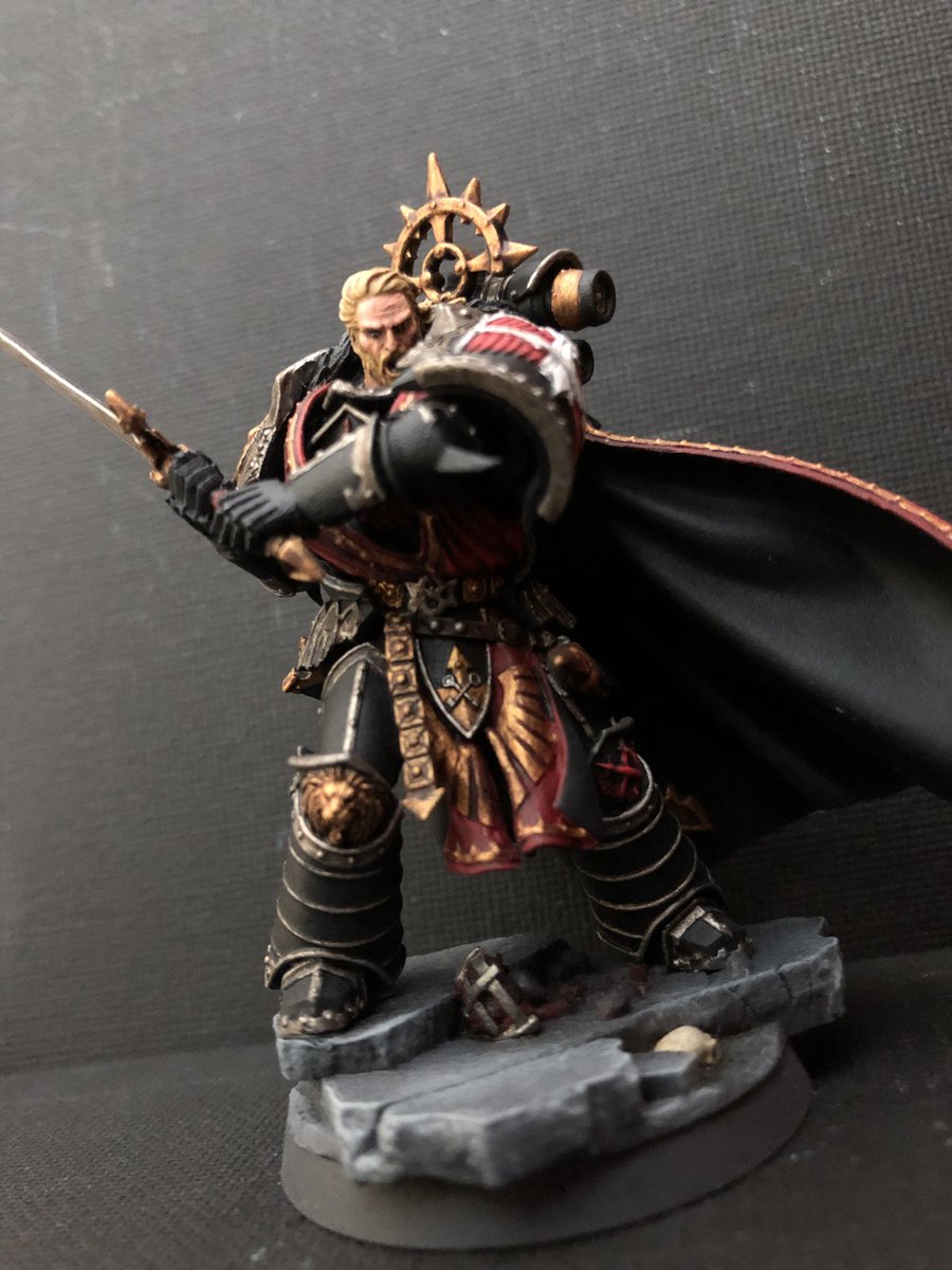 nostromodamus's tweet photo. Lion El’Jonson finished! My first Primarch model and one of my best models overall I think. What do you think? #WarhammerCommunity #PaintingWarhammer #horusheresy #darkangels30k #warhammer30k #warmongers #warmaidens #warhamfam https://t.co/pMzVXOkcw7