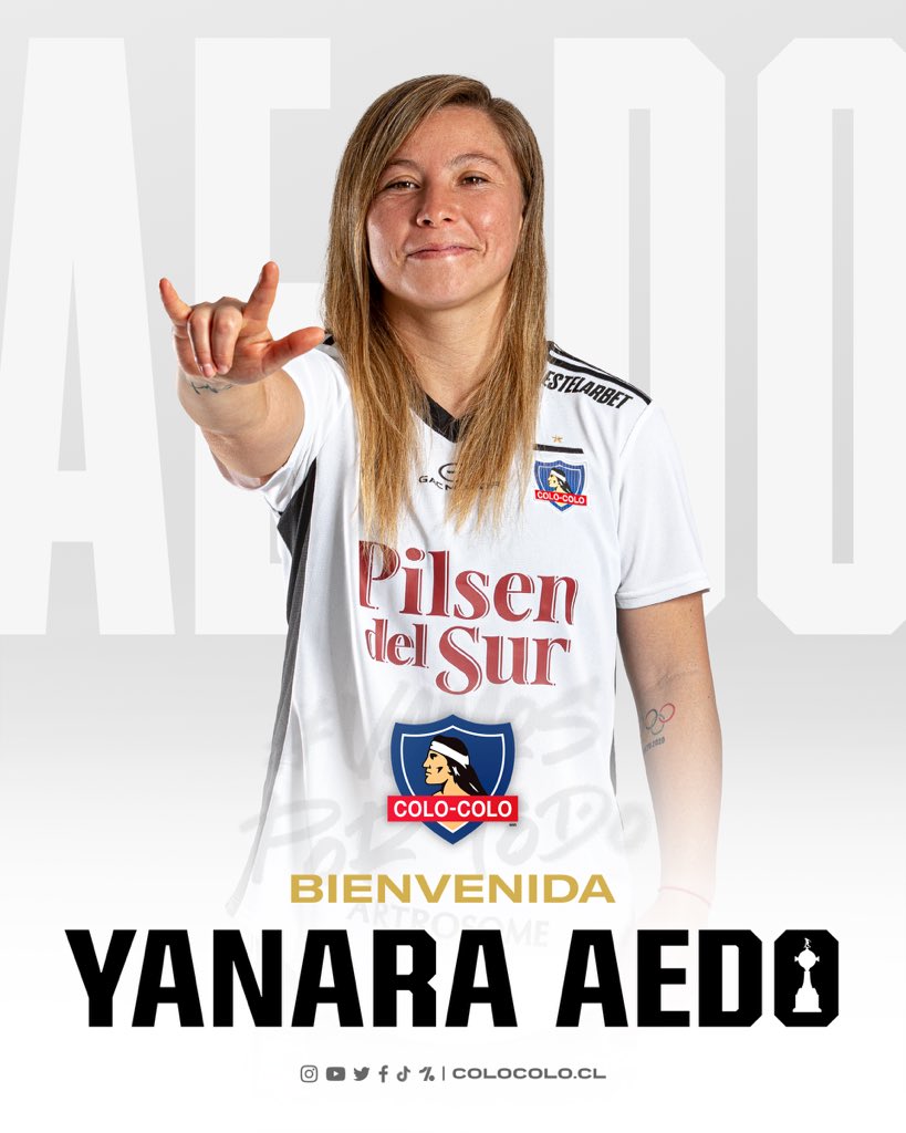 ColoColoFem's tweet photo. 𝐘𝐀𝐍𝐀𝐑𝐀 𝐕𝐔𝐄𝐋𝐕𝐄 𝐀 𝐂𝐀𝐒𝐀 🤟🏼🏁

Le damos la más cordial bienvenida a la campeona de Copa Libertadores @YanaraJudo que vuelve a vestir la camiseta del Más Grande 🏆🖤

¡VAMOS POR TODO!
 #VamosLasAlbas ⚪️⚫️ https://t.co/24DiBAHgqb