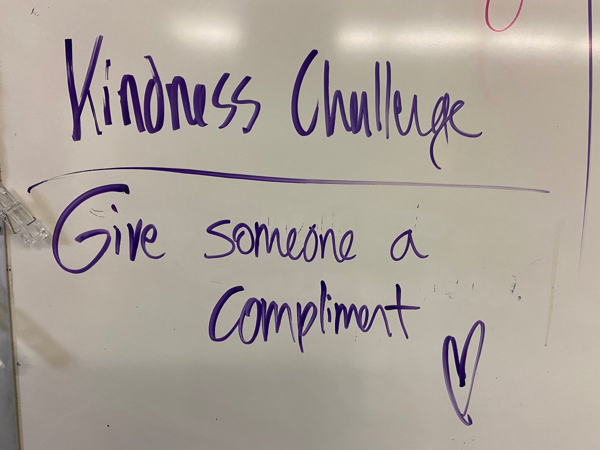 hallenglish's tweet photo. Kindness challenge for the week! https://t.co/yymjYZVXzf