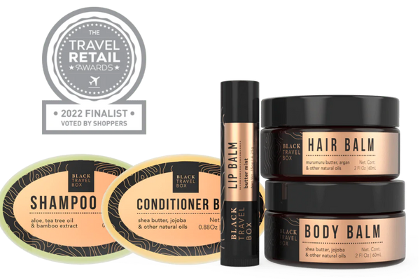 Okay, so we're pumped...we're officially a finalist for the 2022 Travel Retail Awards! So proud and grateful to be considered one of the top favorite products among travelers around the world. Wish us all the good vibes and luck during the ceremony in October!🤞🏾